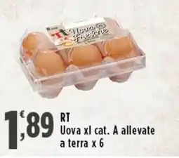 Rossotono Carrefour Uova fresche offerta