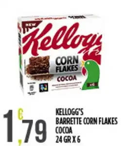 Netto Supermercati Kellogg's barrette corn flakes cocoa offerta