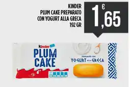 Netto Supermercati Kinder Plum Cake offerta