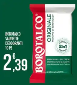 Netto Supermercati Salviette deodoranti Borotalco offerta