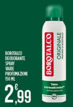 Netto Supermercati Borotalco deodorante spray offerta