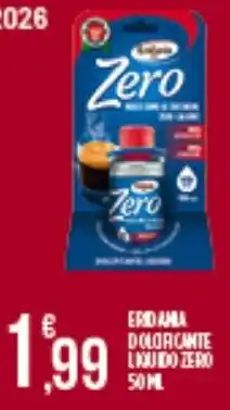 Netto Supermercati Erdiana dolcificante liquido zero offerta