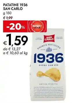 Bennet Patatine 1936 San Carlo offerta
