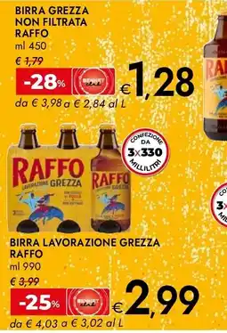 Bennet Birra lavorazione grezza Raffo offerta
