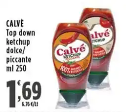 Rossotono Carrefour Calvé ketchup dolce/picante offerta