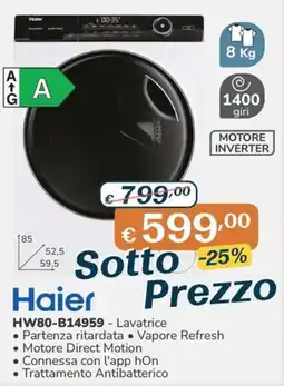 Al Pentolone Haier Lavatrice offerta