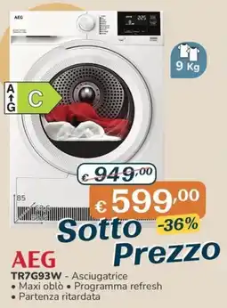 Al Pentolone AEG Asciugatrice offerta