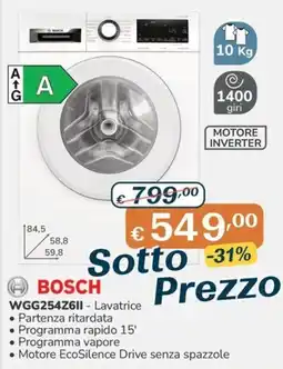 Al Pentolone BOSCH Lavatrice offerta
