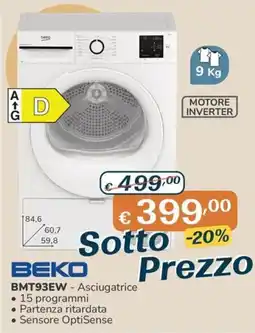 Al Pentolone Beko Asciugatrice offerta