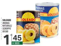 Tutto Risparmio Cash&Carry Ananas naturale sciroppo Soleado offerta