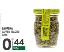 Tutto Risparmio Cash&Carry La Palma capperi in aceto offerta