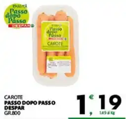 Despar Sicilia Carote passo dopo passo Despar offerta