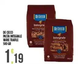 Netto Supermercati De Cecco pasta integrale offerta
