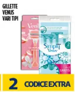 Netto Supermercati Gillette Venus vari tipi offerta