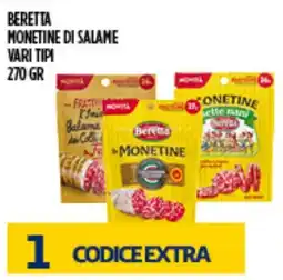 Netto Supermercati Beretta Monetine di Salame offerta