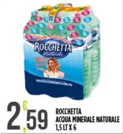 Netto Supermercati Rocchetta acqua minerale naturale offerta