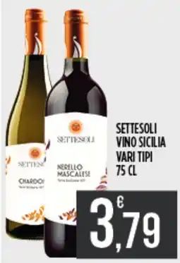 Netto Supermercati Settesoli vino sicilia vari tipi offerta