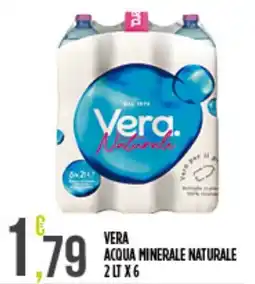 Netto Supermercati Vera acqua minerale naturale offerta