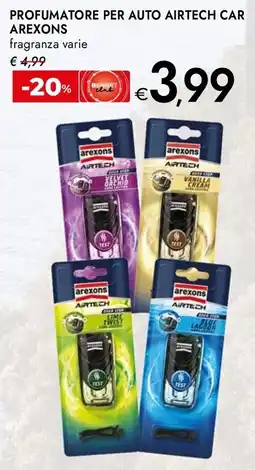 Bennet Profumatore per auto Airtech Car Arexons offerta