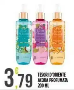 Supermercato Pollio Tesori d'Oriente acqua profumata offerta