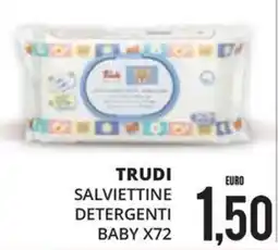Mazzeo Supermercati Trudi salviettine detergenti baby offerta