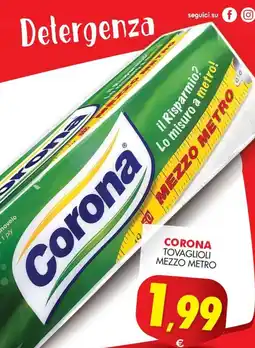Mazzeo Supermercati Corona tovaglioli offerta