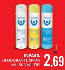 Mazzeo Supermercati Infasil deodorante spray offerta
