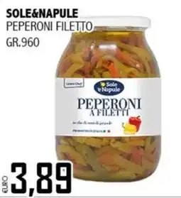 Big Food Sole & Napule Peperoni a filetto offerta