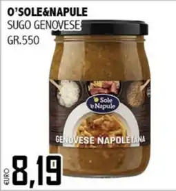 Big Food Sugo genovese O'Sole&Napule offerta