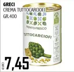 Big Food Greci crema tuttocarciofi offerta