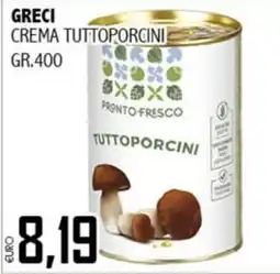 Big Food Greci crema tuttoporcini offerta
