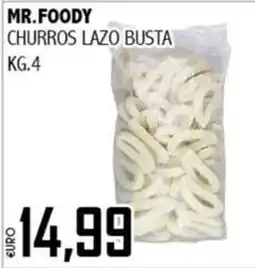 Big Food Mr. Foody churros lazo busta offerta