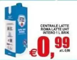 Pewex Centrale Latte Roma Latte UHT Intero offerta
