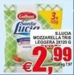 Pewex Santa Lucia Mozzarella Tris Leggera offerta