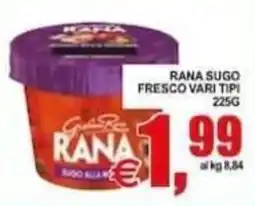 Pewex Rana sugo fresco vari tipi offerta