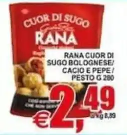 Pewex Rana cuor di sugo bolognese cacio e pepe / pesto offerta