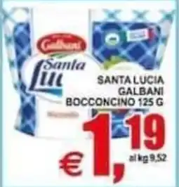 Pewex Santa Lucia Galbani Bocconcino offerta