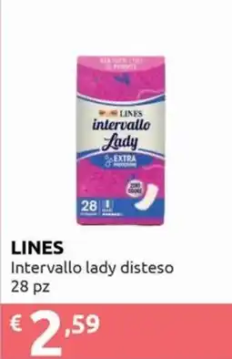 Smoll Lines intervallo lady disteso offerta