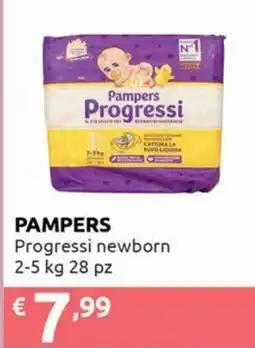 Smoll Pampers Progressi newborn offerta