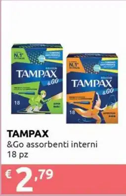 Smoll Tampax &Go assorbenti interni offerta