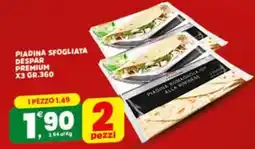 Despar Sicilia Piadina sfogliata Despar Premium offerta