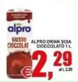 Pewex Alpro drink soia cioccolato offerta
