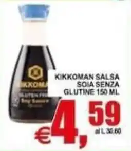 Pewex Kikkoman salsa soia senza glutine offerta