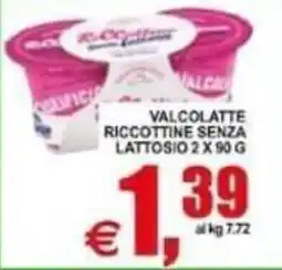 Pewex Valcolatte ricottine senza lattosio offerta