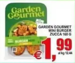 Pewex Garden Gourmet mini burger zucca offerta
