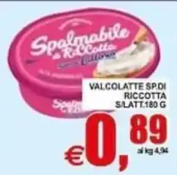 Pewex Spalmabile di Ricotta offerta
