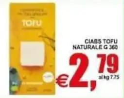 Pewex Ciabs tofu naturale offerta