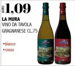 Big Food La Mura vino da tavola gragnanese offerta