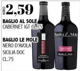 Big Food Baglio Le Mole Nero d'Avola Sicilia DOC offerta