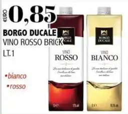Big Food Borgo Ducale vino rosso brick offerta